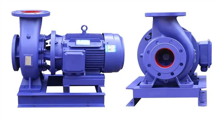 7.5 Kw 5.5 KW 304 316 Energy-saving Low-noise Inline Pump With Multistage Impeller