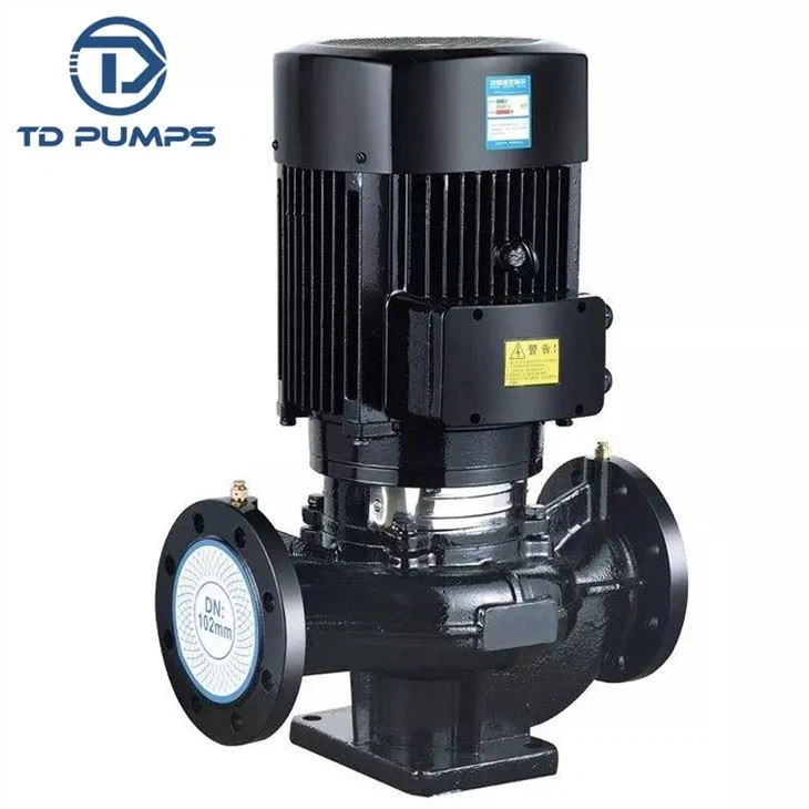 7.5 Kw 5.5 KW 304 316 Energy-saving Low-noise Inline Pump With Multistage Impeller